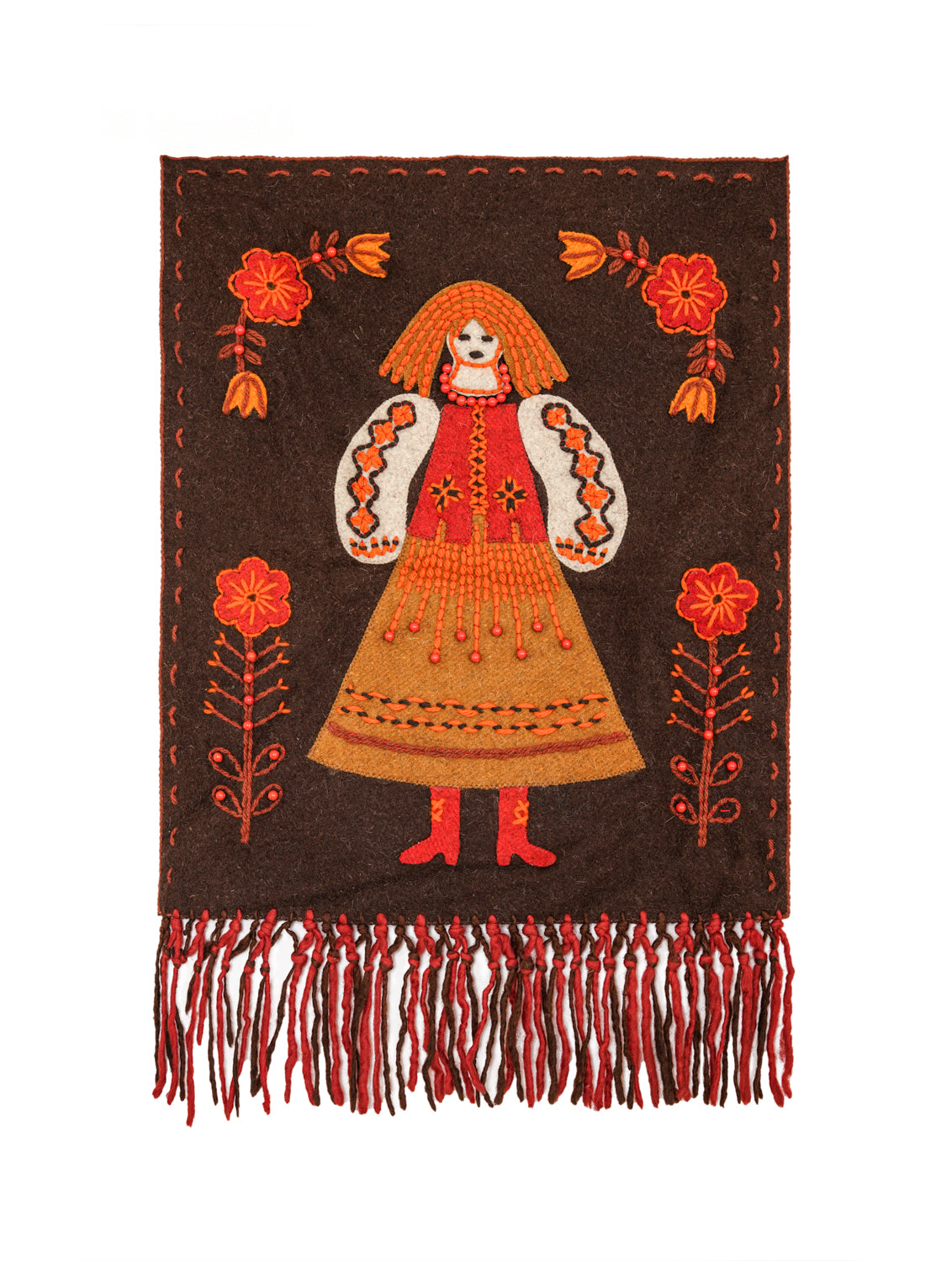 VINTAGE SWEDISH Pictorial TEXTILE 2' x 1'7"