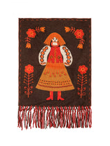 VINTAGE SWEDISH Pictorial TEXTILE 2' x 1'7"