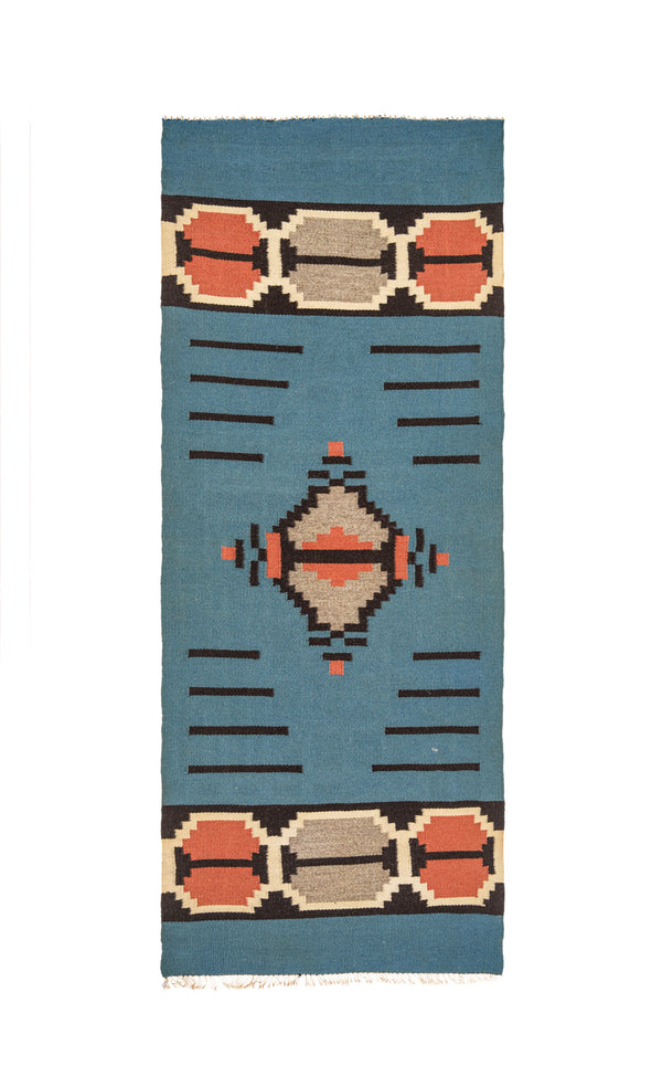 Vintage Scandinavian Textile 3'7" x 1'6"