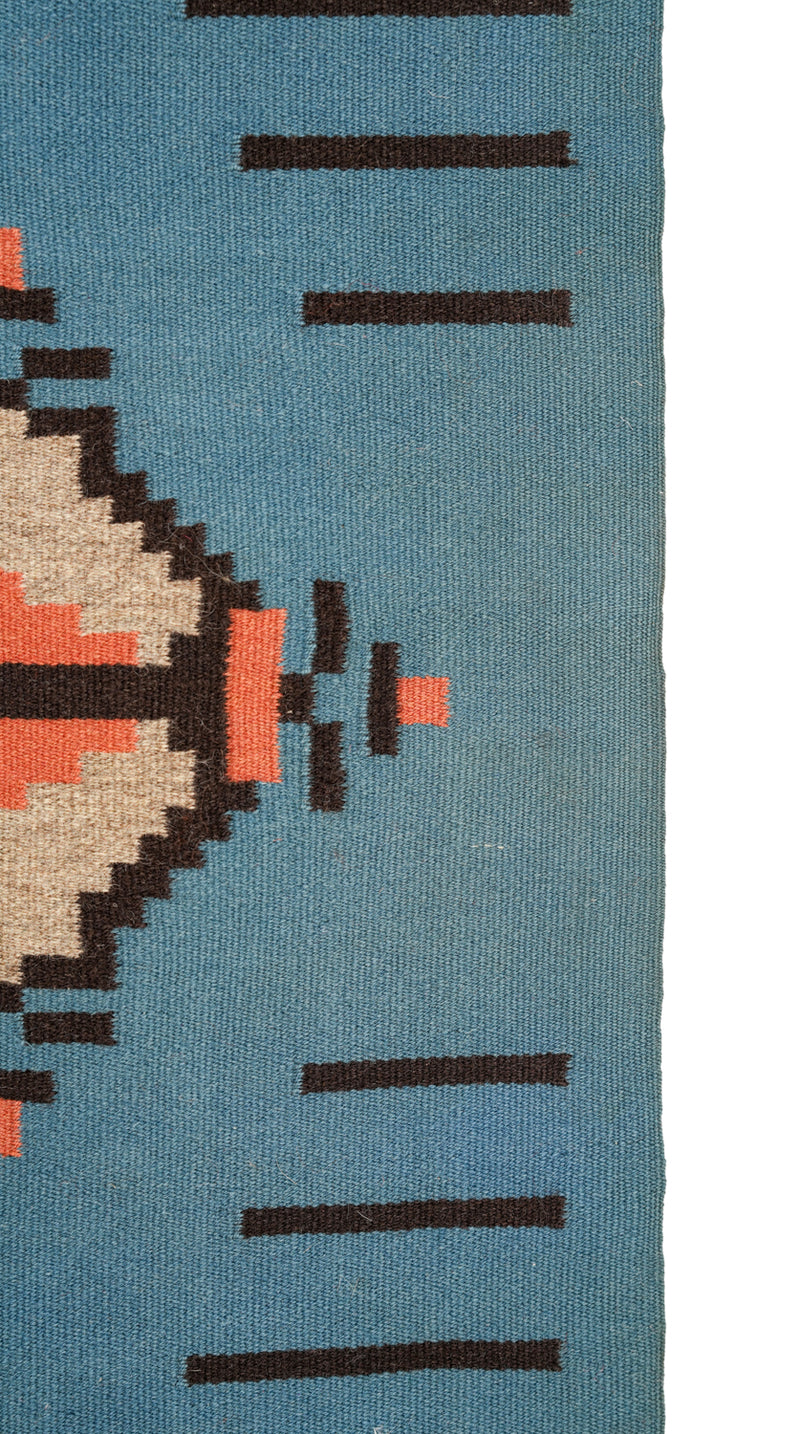 Vintage Scandinavian Textile 3'7" x 1'6"