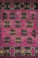 Vintage Baloch Rug 2'6" x 2'5"