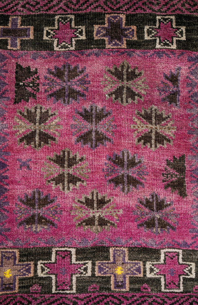Vintage Baloch Rug 2'6" x 2'5"