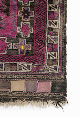 Vintage Baloch Rug 2'6" x 2'5"