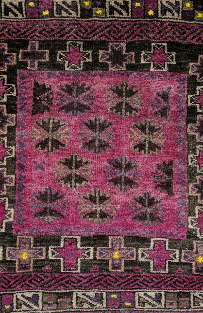 Vintage Baloch Rug 2'6" x 2'5"