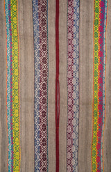 Vintage South American Poncho TEXTILE 5'6" x 3'10"