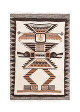 Vintage Aztec Mayan Tapestry 5'8" x 4'1"