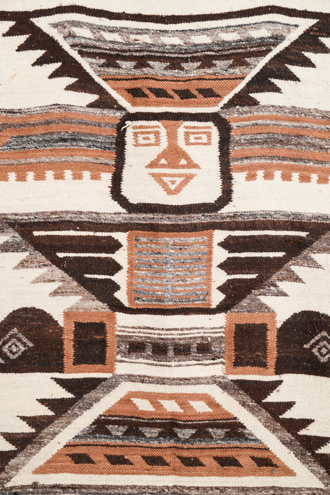 Vintage Aztec Mayan Tapestry 5'8" x 4'1"