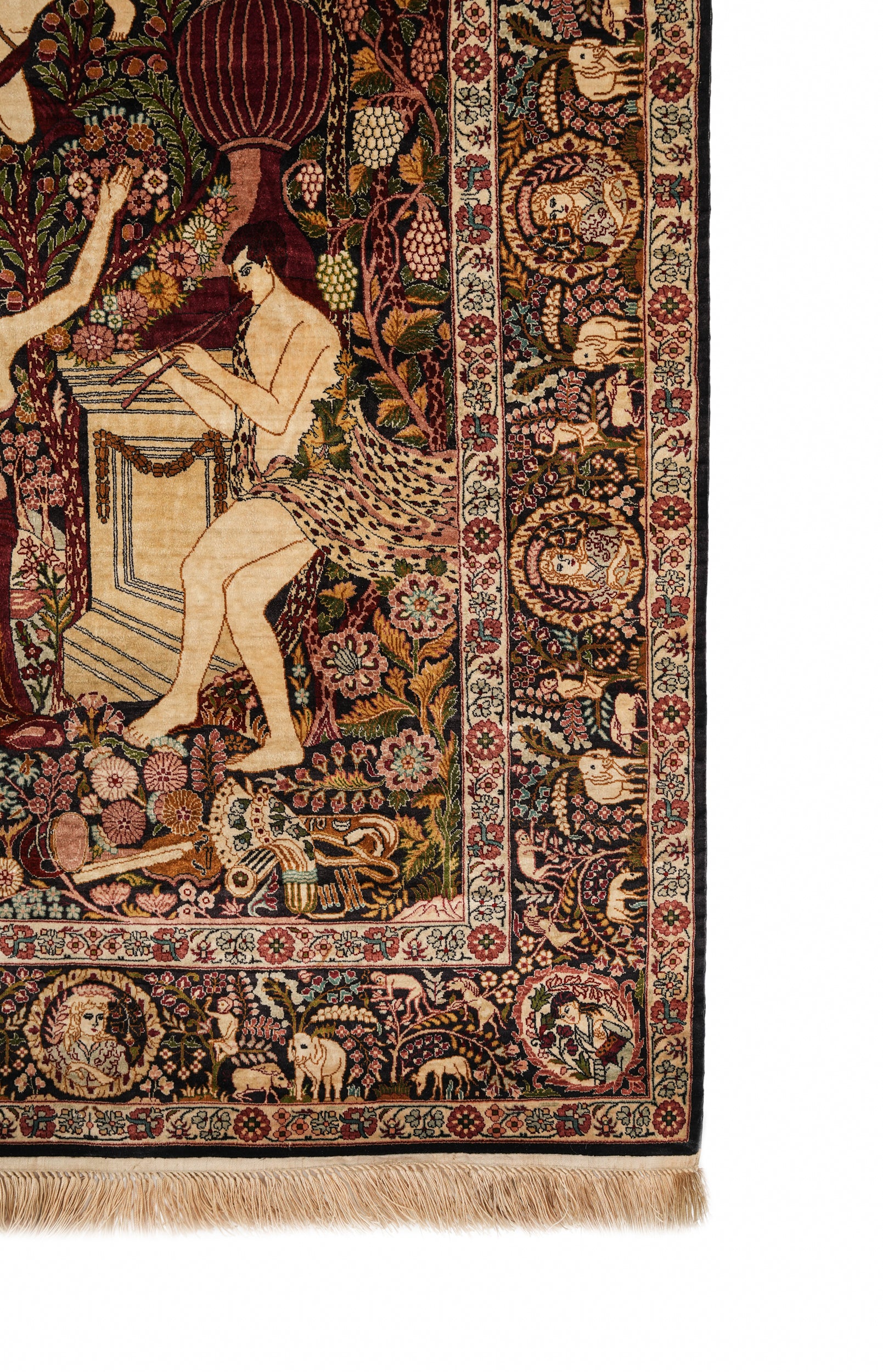 Raphael Silk Pictorial Rug 3' x 2'