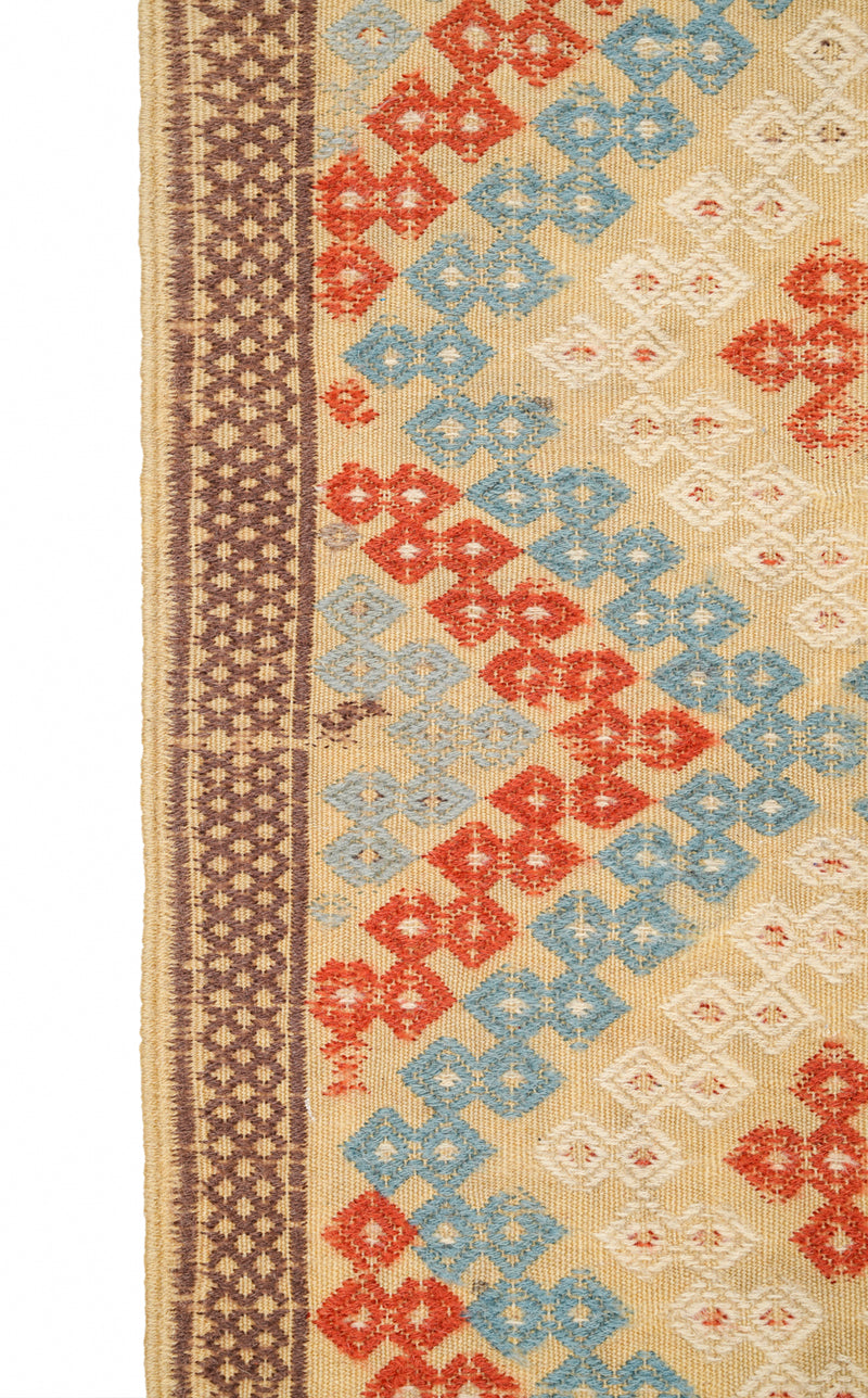 Vintage Turkish Cecim Kilim 3'2" x 2'