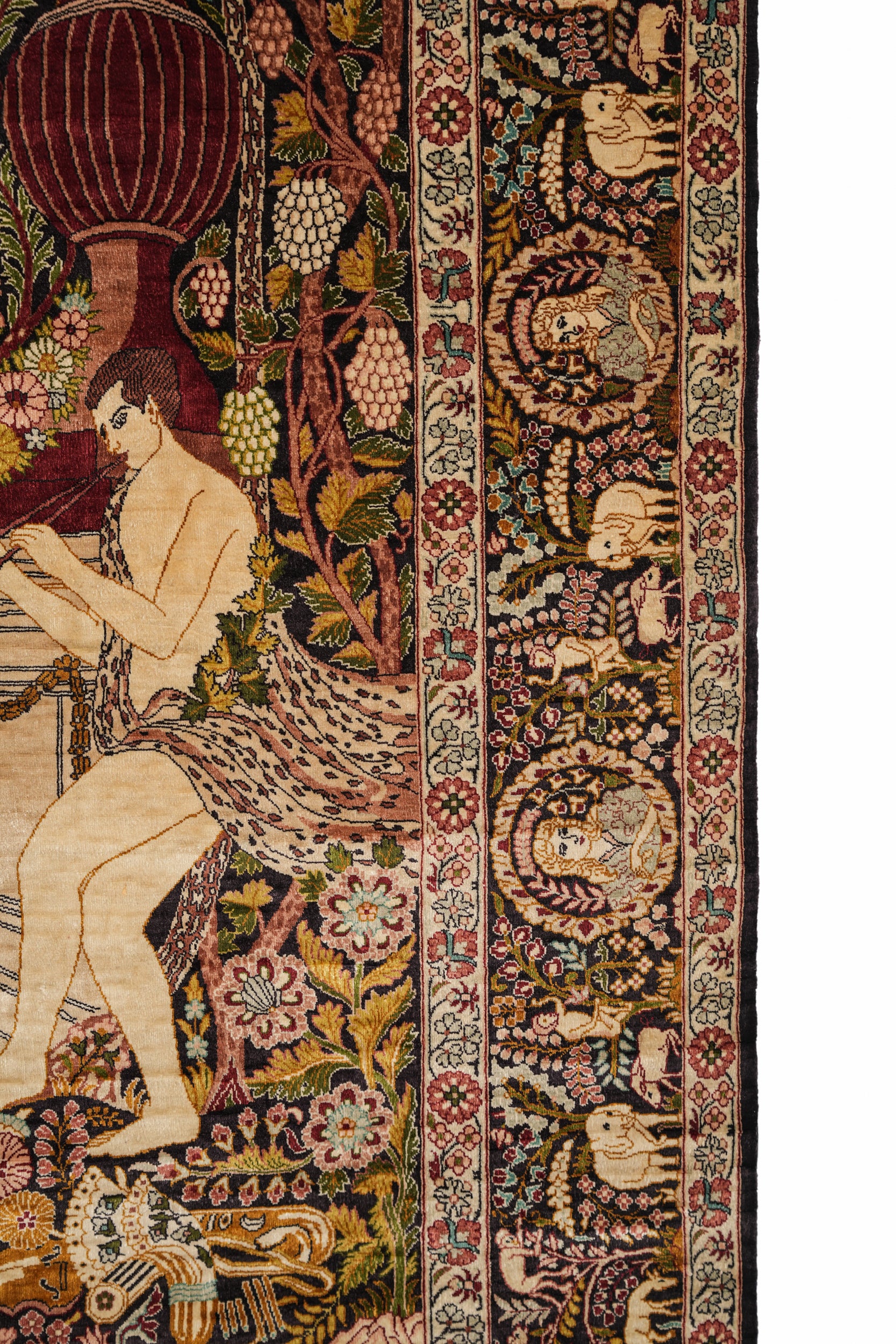 Raphael Silk Pictorial Rug 3' x 2'