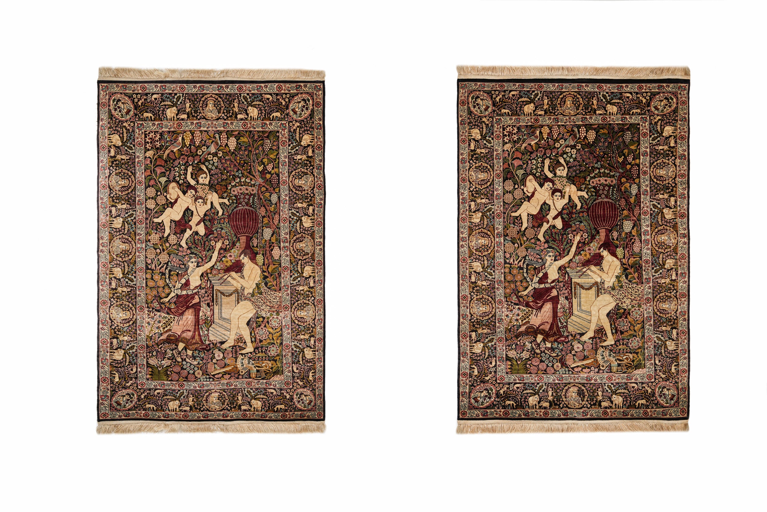 Raphael Silk Pictorial Rug 3' x 2'