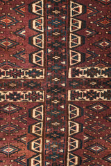 Antique Turkmen Hutchulu Rug 5'9" x 4'3"