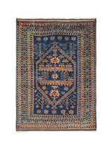 Vintage Anatolian Tribal Rug 4'8" x 3'6"