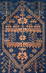 Vintage Anatolian Tribal Rug 4'8" x 3'6"
