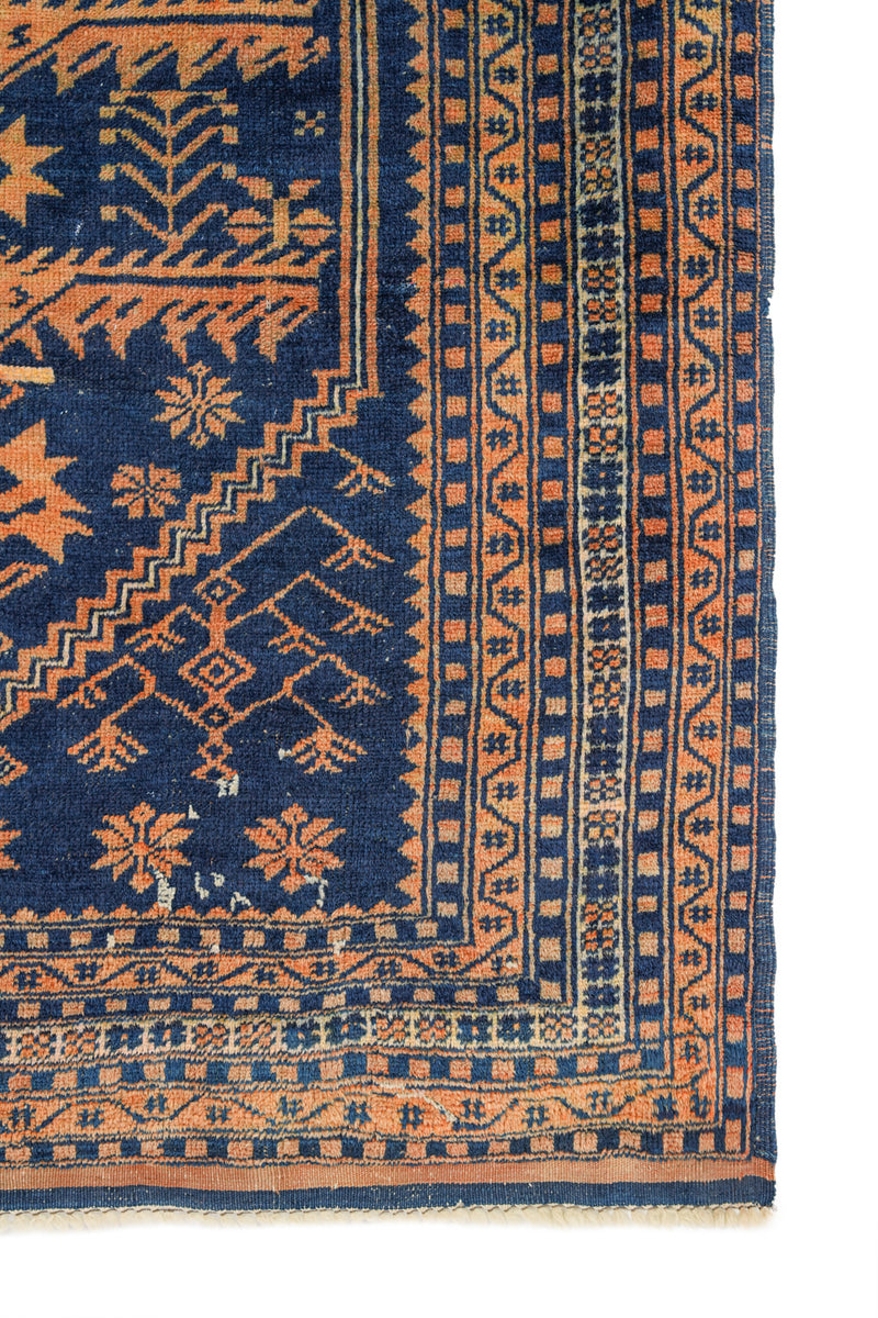 Vintage Anatolian Tribal Rug 4'8" x 3'6"