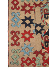 Vintage Turkomen Soumak Kilim runner  8'10" x 2'5"