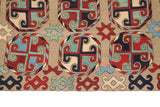 Vintage Turkomen Soumak Kilim runner  8'10" x 2'5"