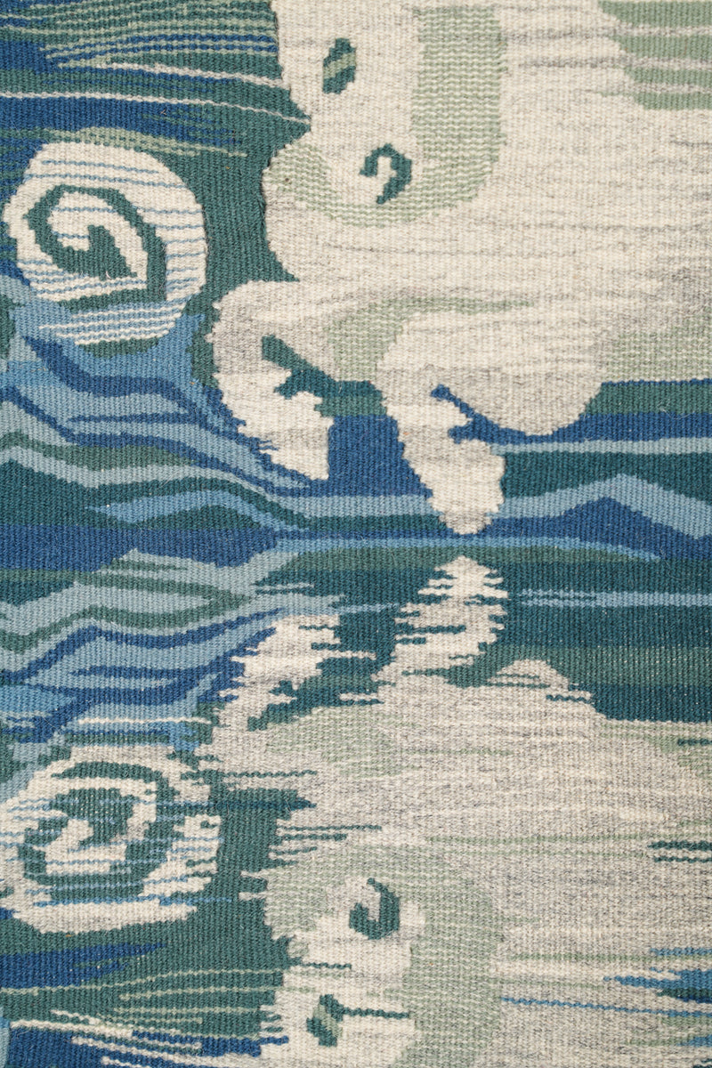 Vintage Scandinavian Tapestry kilim 2' x 1'2"