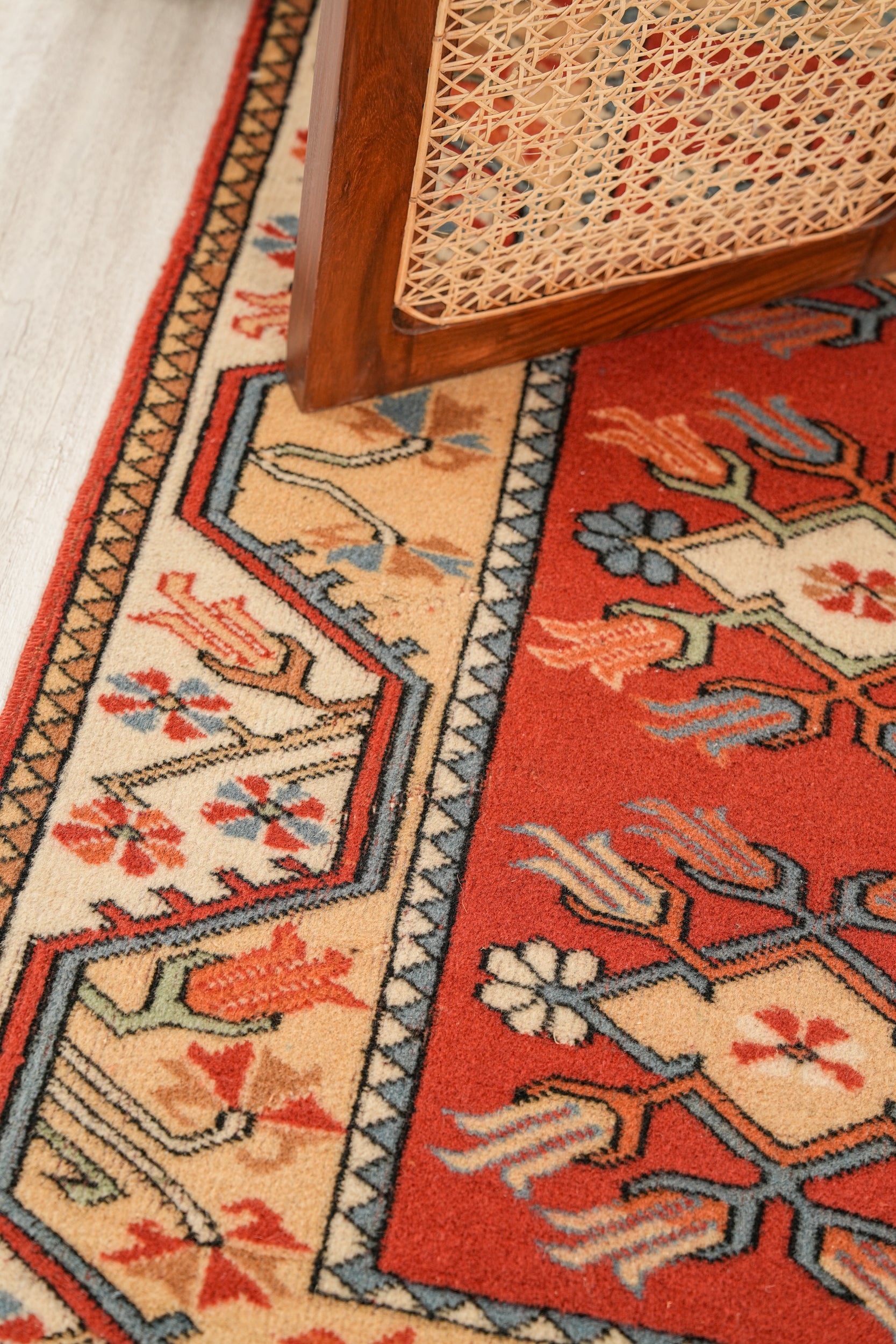 Vintage Turkish Milas Rug 4' x 2'10"