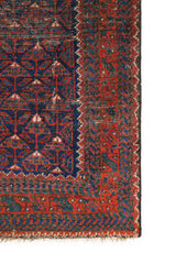 Antique Baloch Rug 4'2" x 2'8"