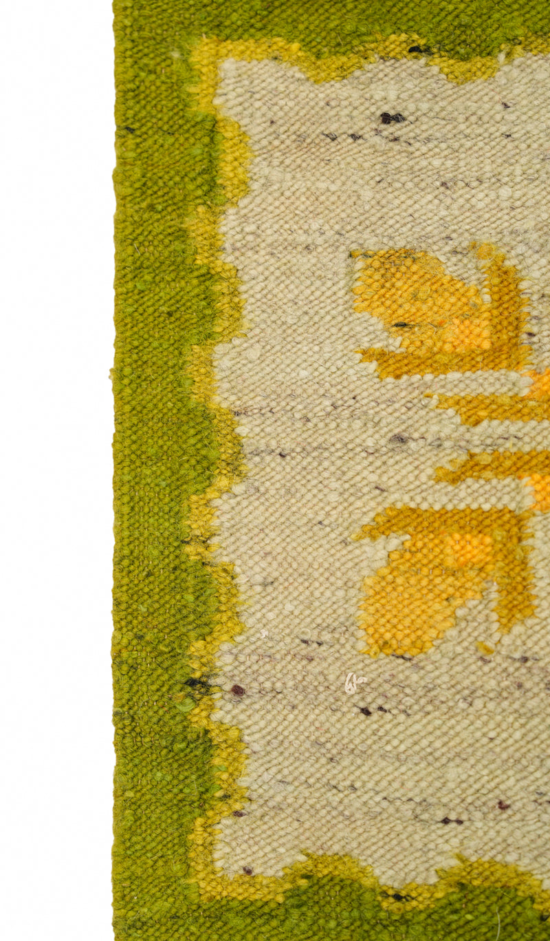 Vintage Polish Table Kilim 1'3" x 1'4"