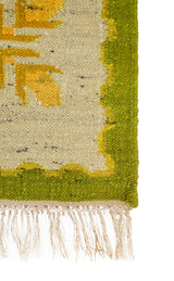 Vintage Polish Table Kilim 1'3" x 1'4"