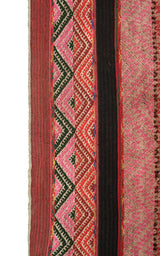 Vintage Peruvian Aguayo Textile 2'1" x 2'