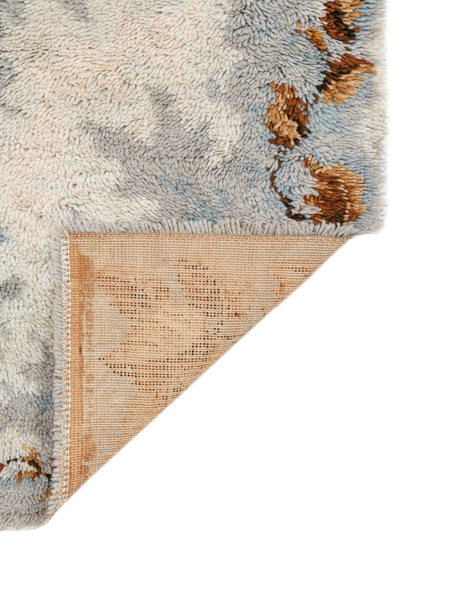 Vintage Scandinavian Rug 4'4" x 2'4"