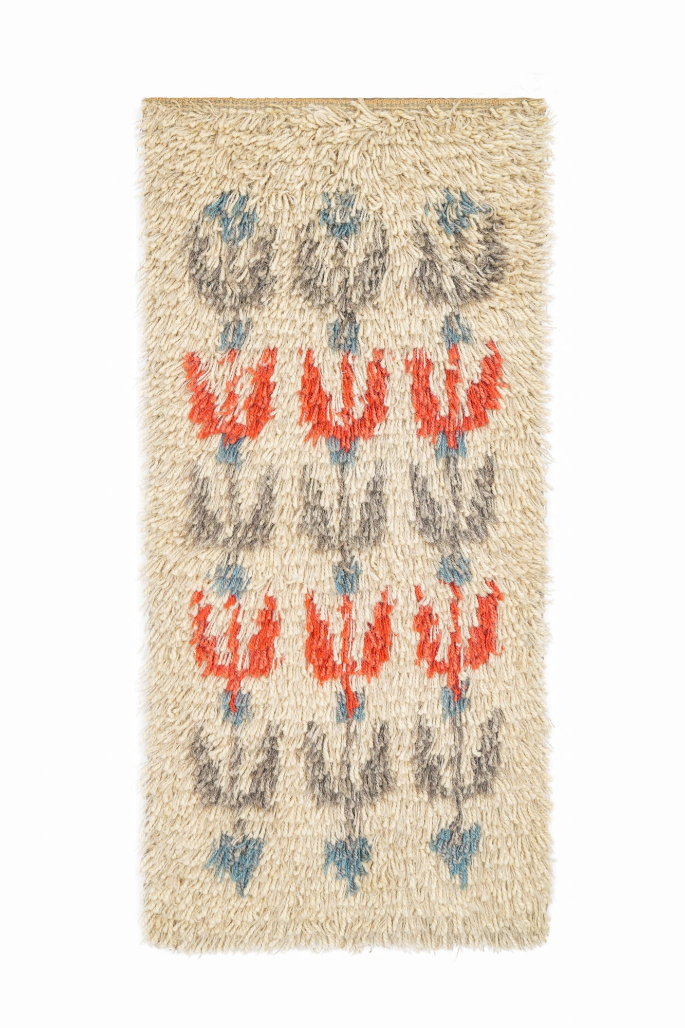 Vintage Scandinavian Rya Rug 2'7" x 1'3"