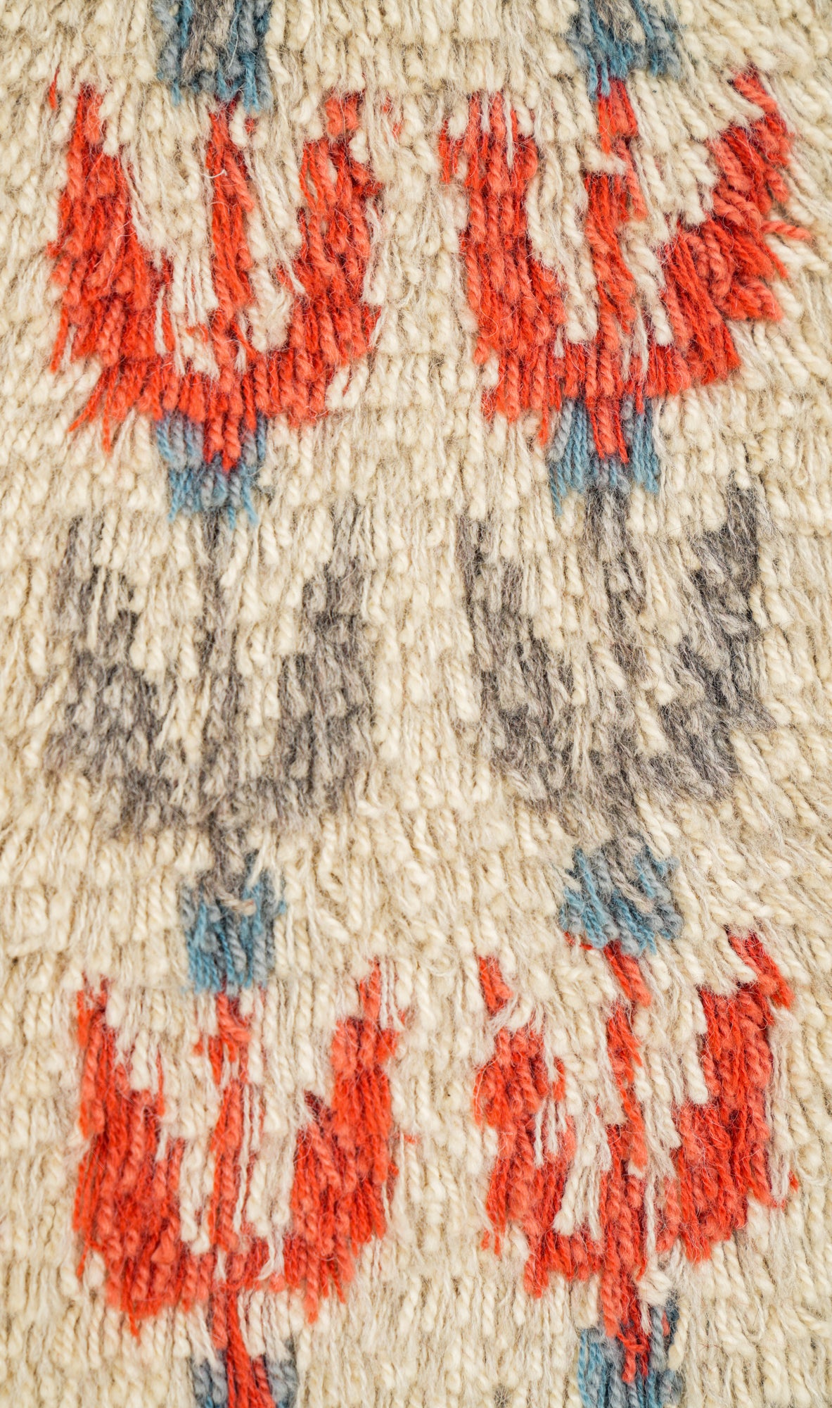 Vintage Scandinavian Rya Rug 2'7" x 1'3"