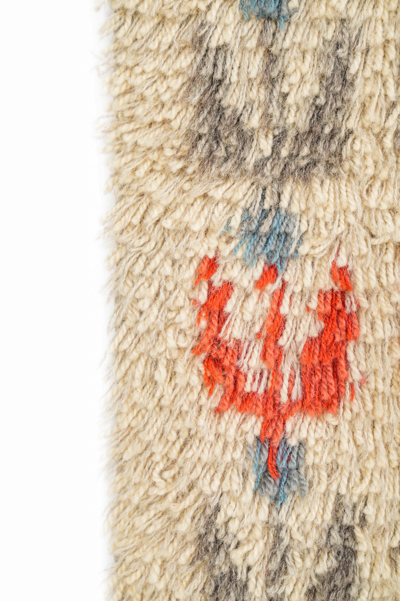 Vintage Scandinavian Rya Rug 2'7" x 1'3"