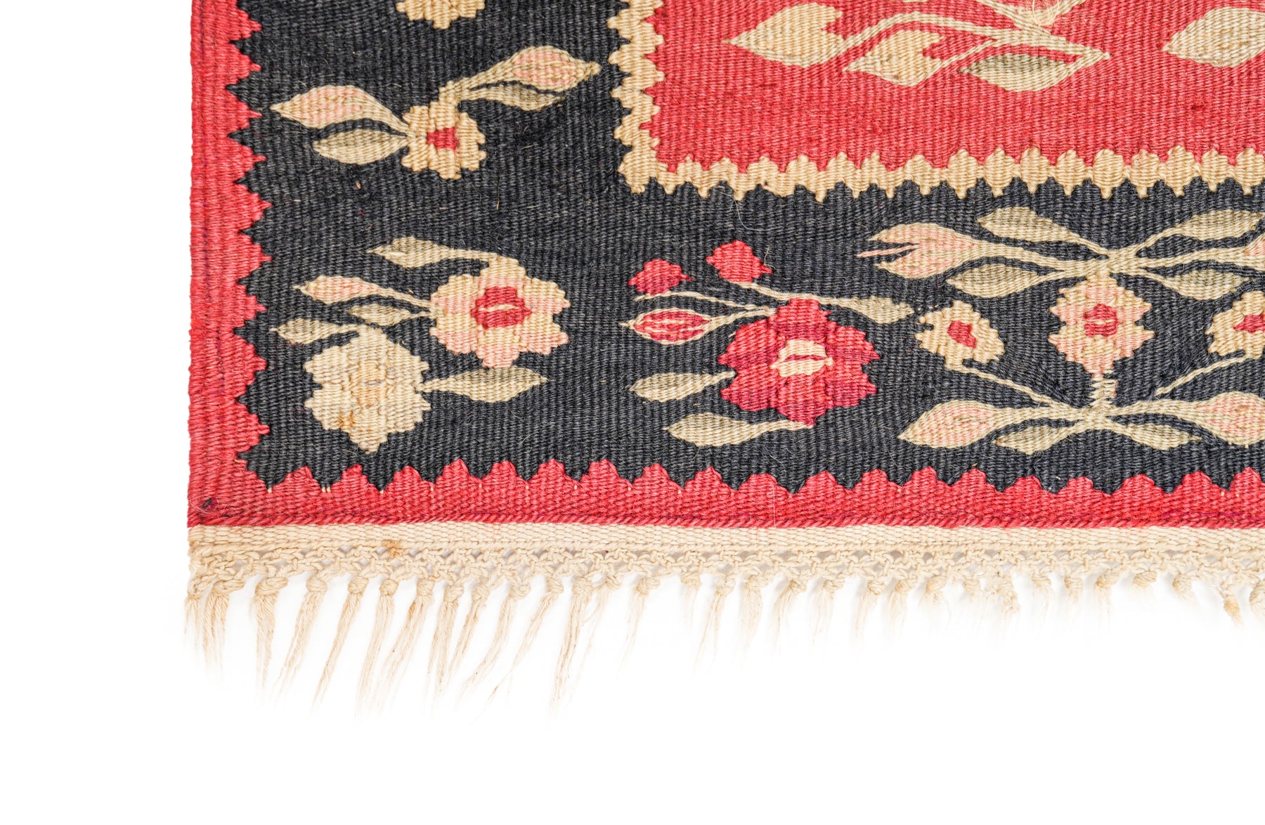 Antique Balkans Sarkoy Kilims 1'9" x 1'9" Each