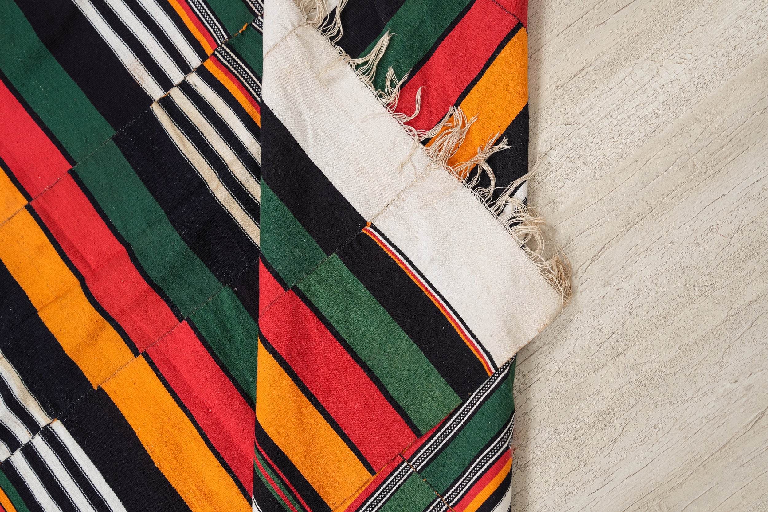 Antique African Fulani Dori Textile 8'6" X 4'5"