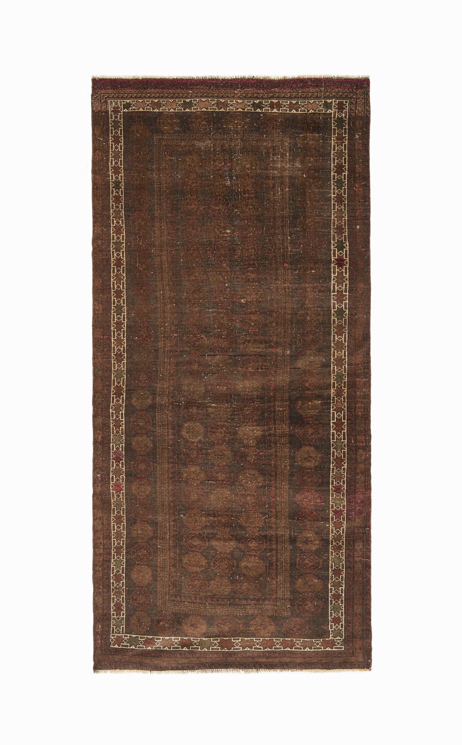 Vintage Baloch rug 9'5" x 4'6"