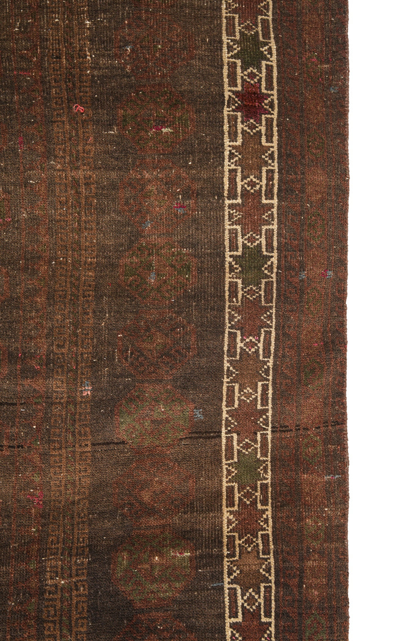 Vintage Baloch rug 9'5" x 4'6"