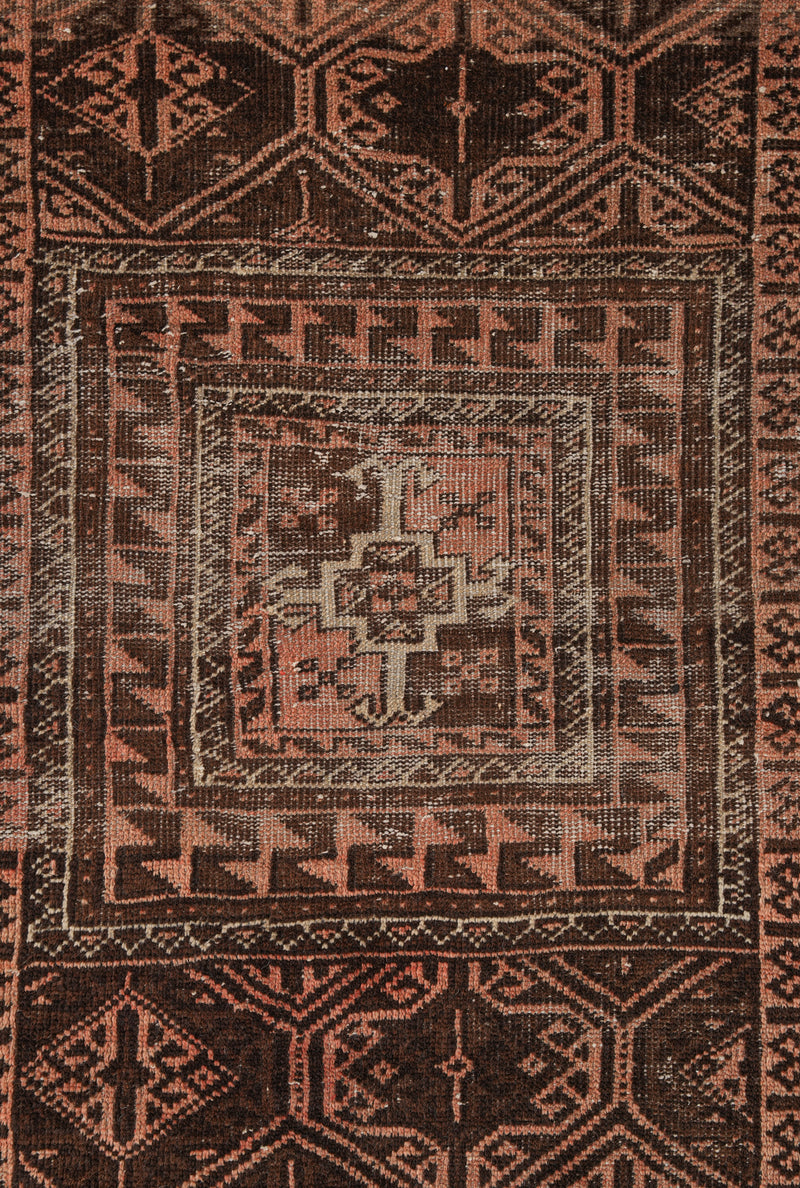 Vintage Baloch Fragment Rug 5'2" x 3'8"