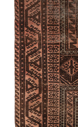 Vintage Baloch Fragment Rug 5'2" x 3'8"