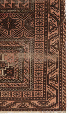 Vintage Baloch Fragment Rug 5'2" x 3'8"