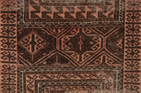 Vintage Baloch Fragment Rug 5'2" x 3'8"