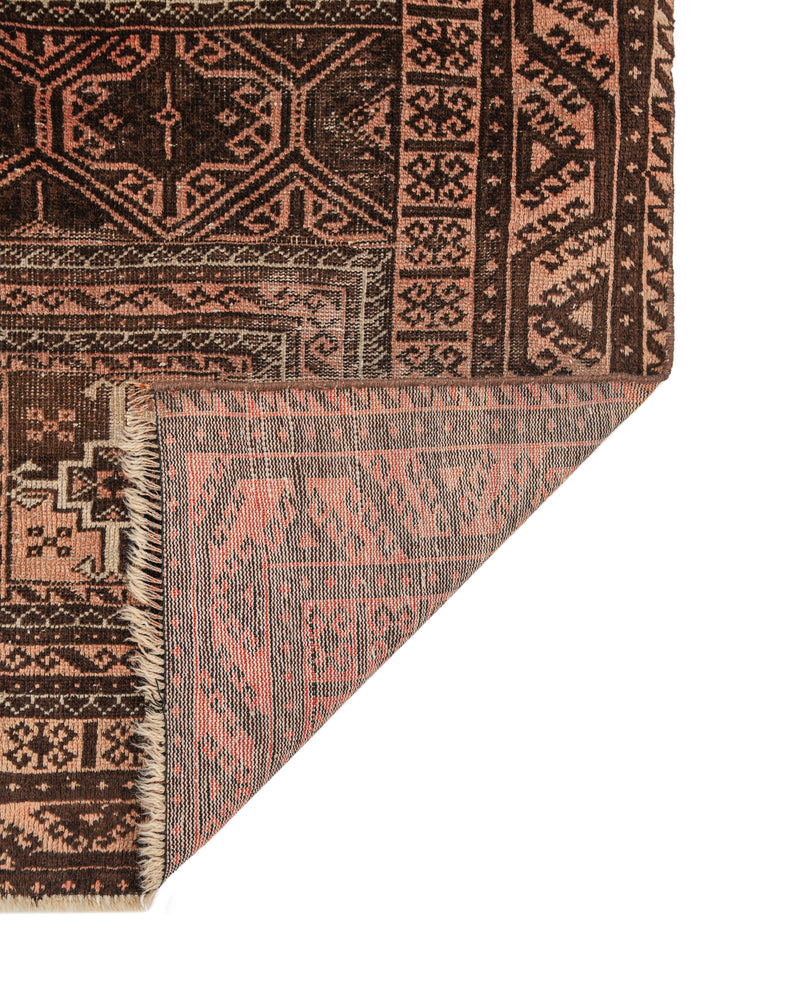 Vintage Baloch Fragment Rug 5'2" x 3'8"