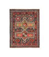 Antique Caucasian Karachoph Kazak Rug 4' x 3'3"