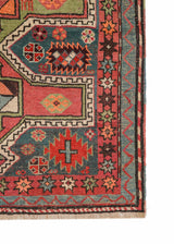 Antique Caucasian Karachoph Kazak Rug 4' x 3'3"