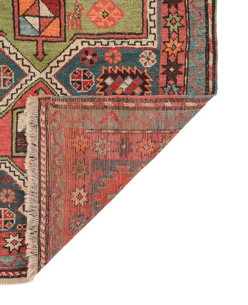 Antique Caucasian Karachoph Kazak Rug 4' x 3'3"