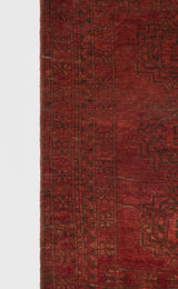 VINTAGE TURKMEN RUG 3'4" X 3'