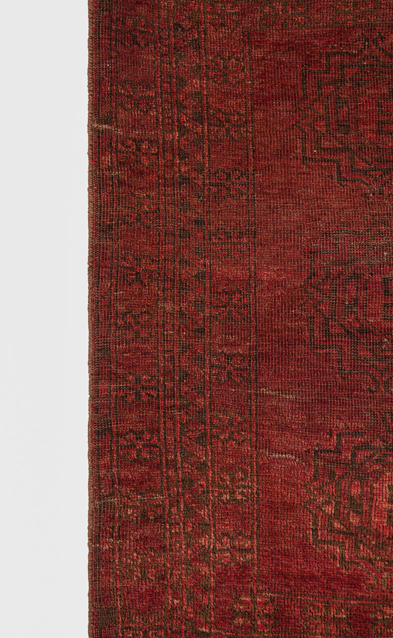 VINTAGE TURKMEN RUG 3'4" X 3'