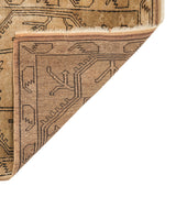 Vintage Turkish Milas Runner Rug 9'8" X 2'7"