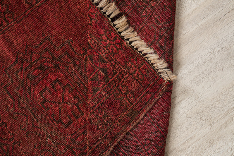 VINTAGE TURKMEN RUG 3'4" X 3'