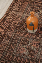 Vintage Baloch Fragment Rug 5'2" x 3'8"