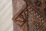 Vintage Baloch Fragment Rug 5'2" x 3'8"