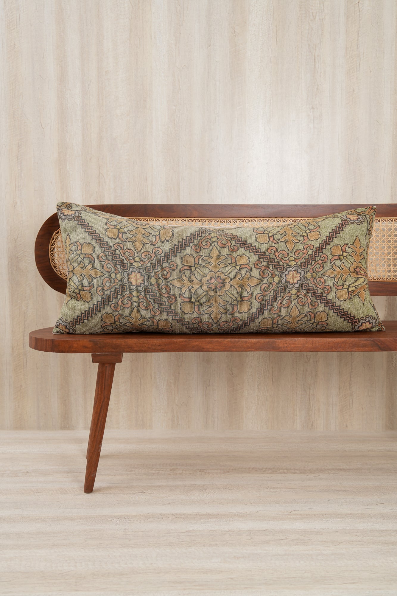 Antique Scandinavian Lumbar Cushion 3'2" x 1'5"